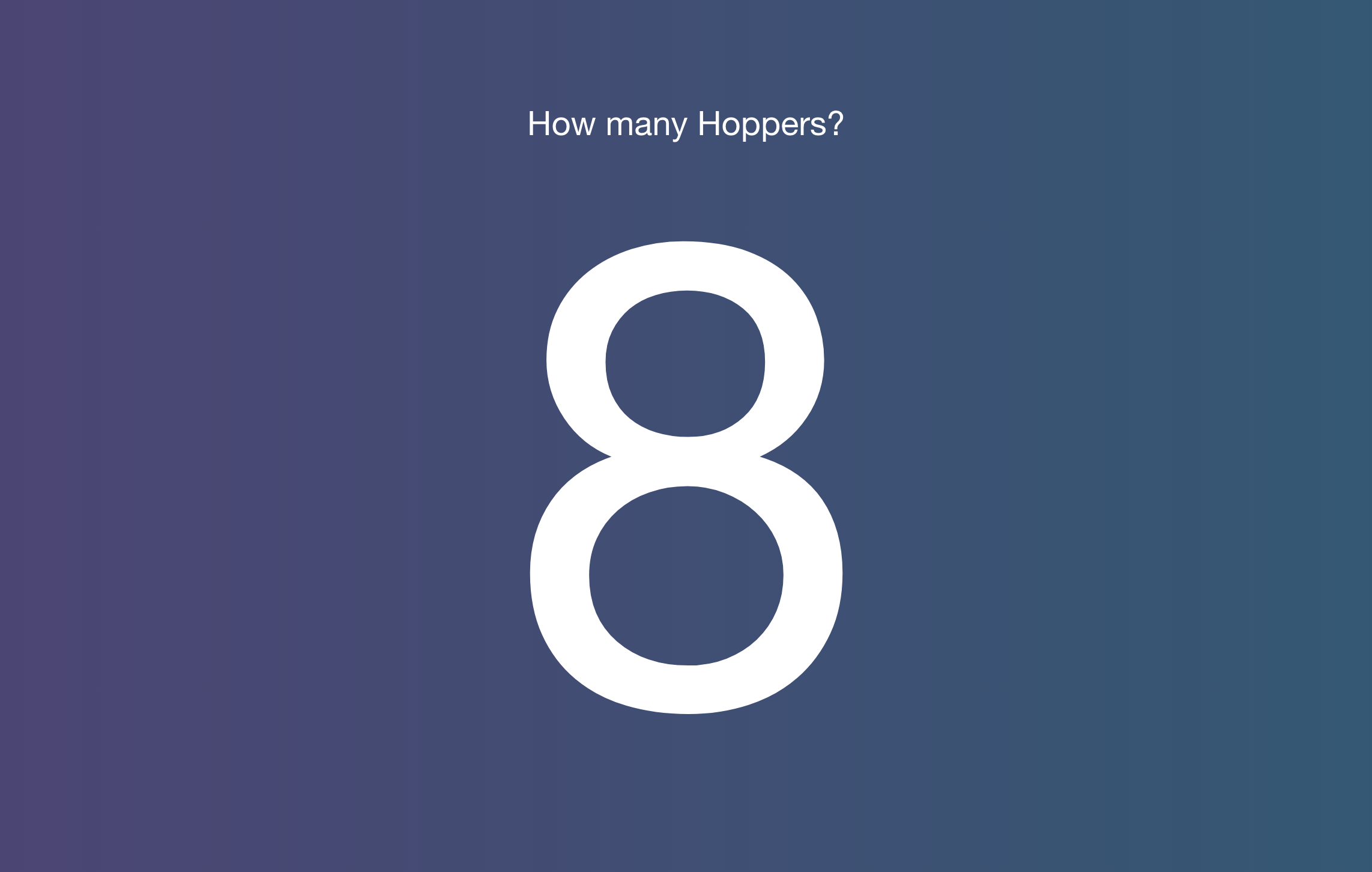 How Many Hoppers?